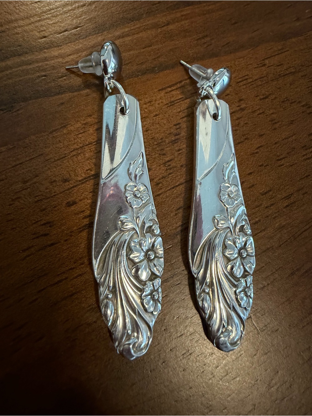 Evening Star Silverware Earrings